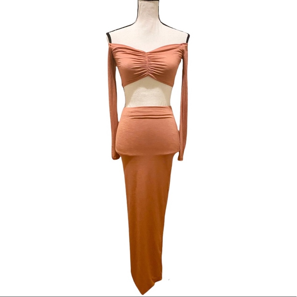 [Fashion Nova] Slinky Skirt Set - Picture 5 of 6